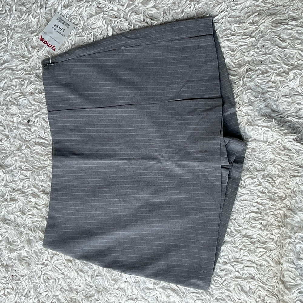 Gray Striped Women’s Mini Skirt